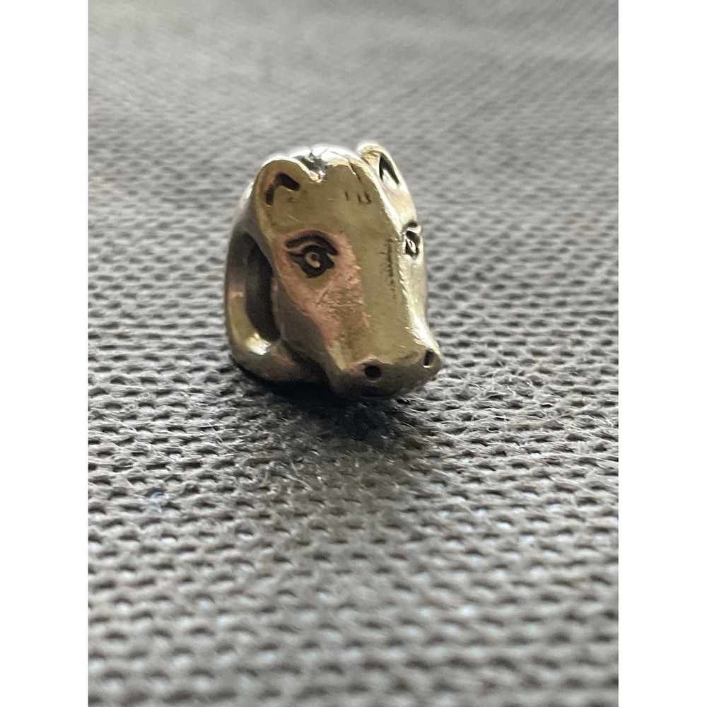 Pandora sterling silver horse head charm ALE 925